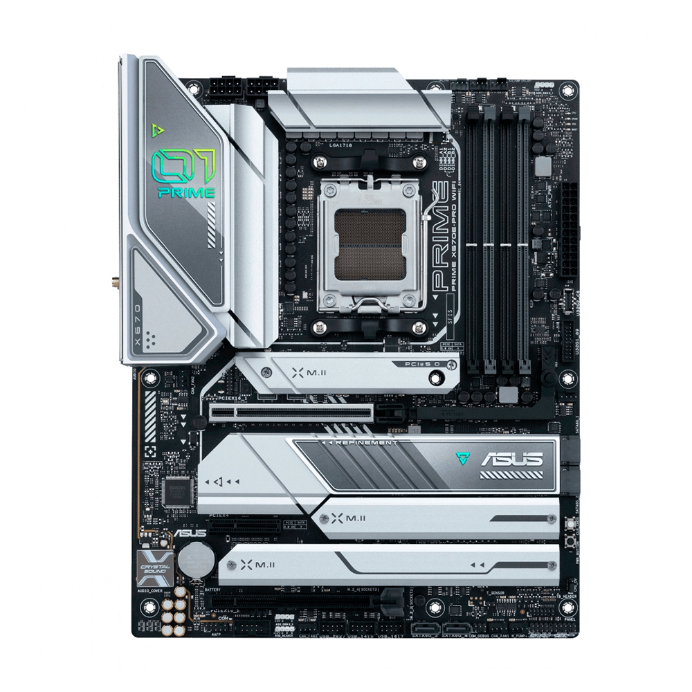 Tarjeta Madre ASUS ATX Prime X670E-Pro WiFi, Socket AM5, AMD X670, HDMI, Up to 128GB DDR5, PRIME X670E-PRO WIFI - Image 2