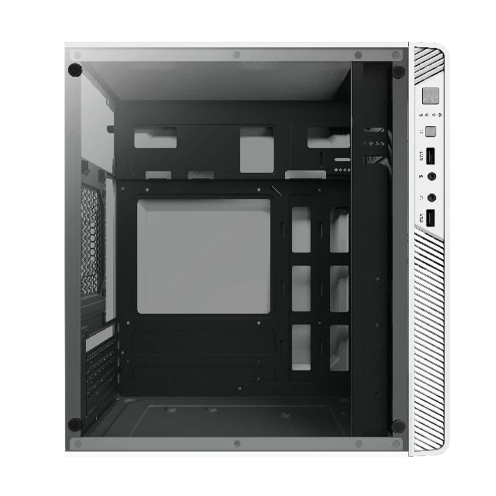 Gabinete Acteck Performance II GI215W, Micro ATX, Fuente 500w, USB 2.0, Panel Acrílico, Blanco, AC-935852 - Image 4
