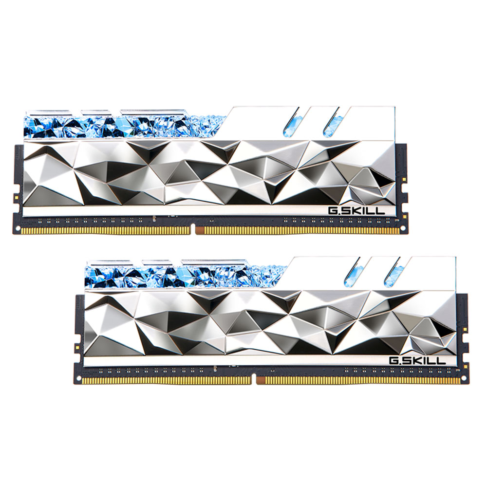 Memoria RAM de Lujo 16GB DD, R4 GSkill Trident Z Royal Elite, RGB Silver/ 4800Mhz Kit 2x8GB, F4-4800C19D-16GTESC /MAX. 1 X CLIENTE - Image 2