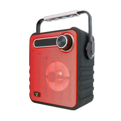 Bocina Portable Bluetooth Vorago BSP-200 Rojo, USB, Micro SD, Auxiliar