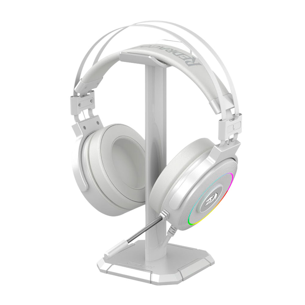 Diadema Gamer Redragon H320 LAMIA 2 RGB, White, Microfono, USB, 7.1 Canales, Base incluida - Image 2