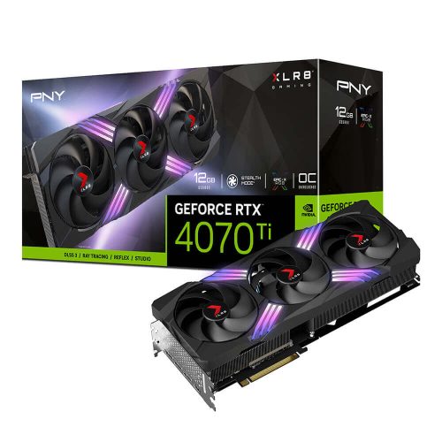 Tarjeta de Video PNY Nvidia GeForce RTX 4070 Ti 12GB XLR8 Gaming Verto TF OC, 12GB GDDR6X 192-bit, PCI-Express 4.0 x16, VCG4070T12TFXXPB1-O, 3 AÑOS DE GARANTIA NACIONAL
