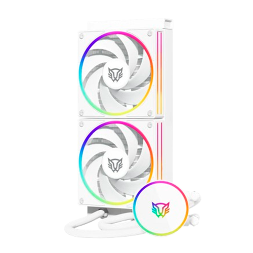 Enfriamiento Líquido Balam Rush Hydrox Pro V2 HX24, 2x120mm, Hasta 2200RPM, Blanco, BR-941891
