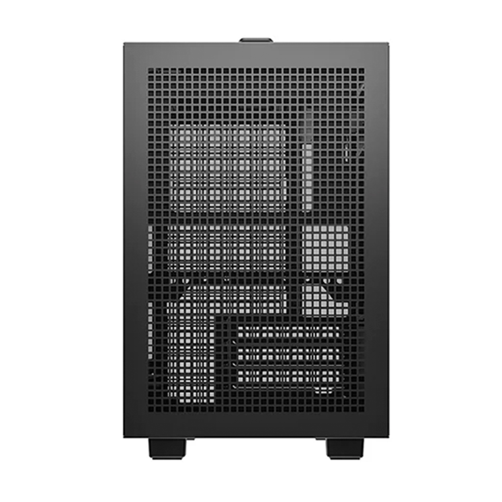 Gabinete DEEPCOOL CH160 Plus Black, Mini-ITX, Cristal Templado, Paneles de Malla para Flujo de Aire Alto, Refrigeraciones Hasta 240mm, Negro, R-CH160-BKNGM0-G - Image 3