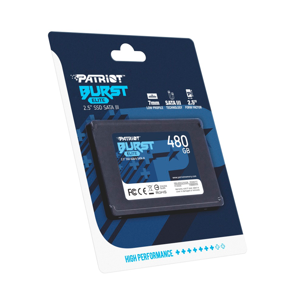 Unidad de Estado Sólido SSD Patriot Burst Elite, 480GB, SATA III, 2.5, 7mm, PBE480GS25SSDR/ /MAX. 1 X CLIENTE - Image 5