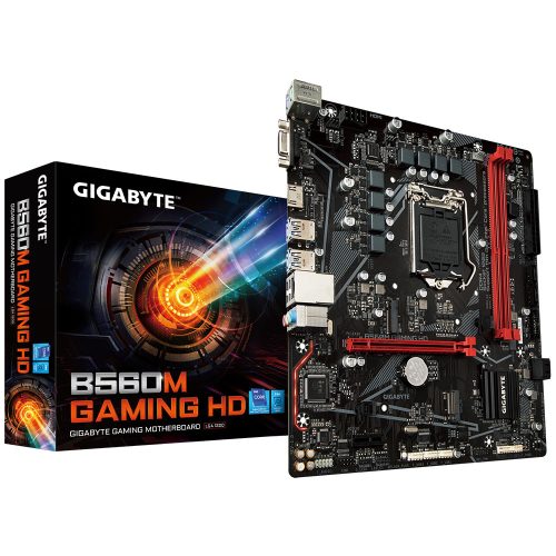 Tarjeta Madre Gigabyte B560M GAMING HD Socket LGA1200 Intel B560 Micro ATX, DDR4, Intel Core 11th Generación