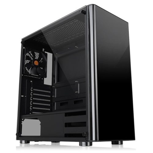 Gabinete Thermaltake V200 TG 600W Edition, Cristal Templado, ATX, USB 3.0, CA-3K8-60M1WU-00, Incluye Fuente, Incluye 1 FAN 120mm negro