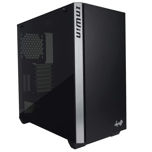 Gabinete InWin 216 Black/ USB 3.0, Audio HD, ATX, Cristal templado, IW-CS-216BLK