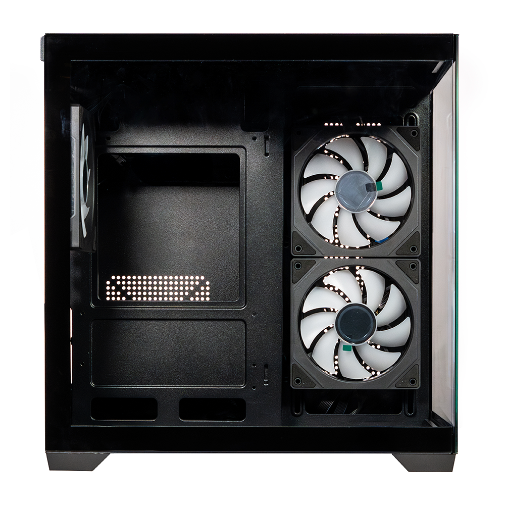 Gabinete Naceb Starfall, Cristal Templado, Mini-Tower, Micro-ATX/Mini-ITX, Negro, 3 Ventiladores Preinstalados, Led ARGB, USB 3.0, Black, NA-0636N - Image 3