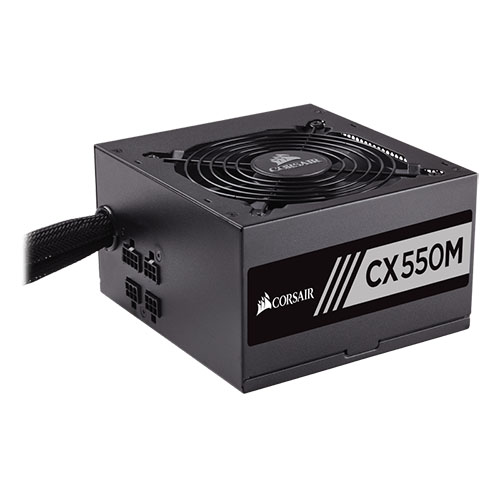 Fuente de poder Corsair CX 550M, 550W, Semimodular, 80+ Bronze, Recetifica, CP-9020102-NA/RF