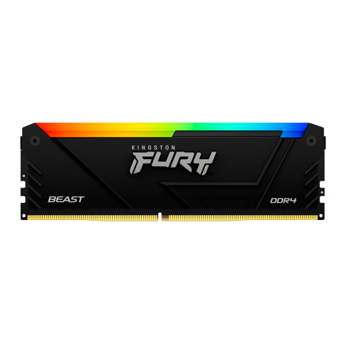 Memoria RAM Kingston FURY Beast RGB DDR4, 3600MHz, 16GB, Non-ECC, CL18, XMP, KF436C18BB2A/16 /MAX. 1 X CLIENTE