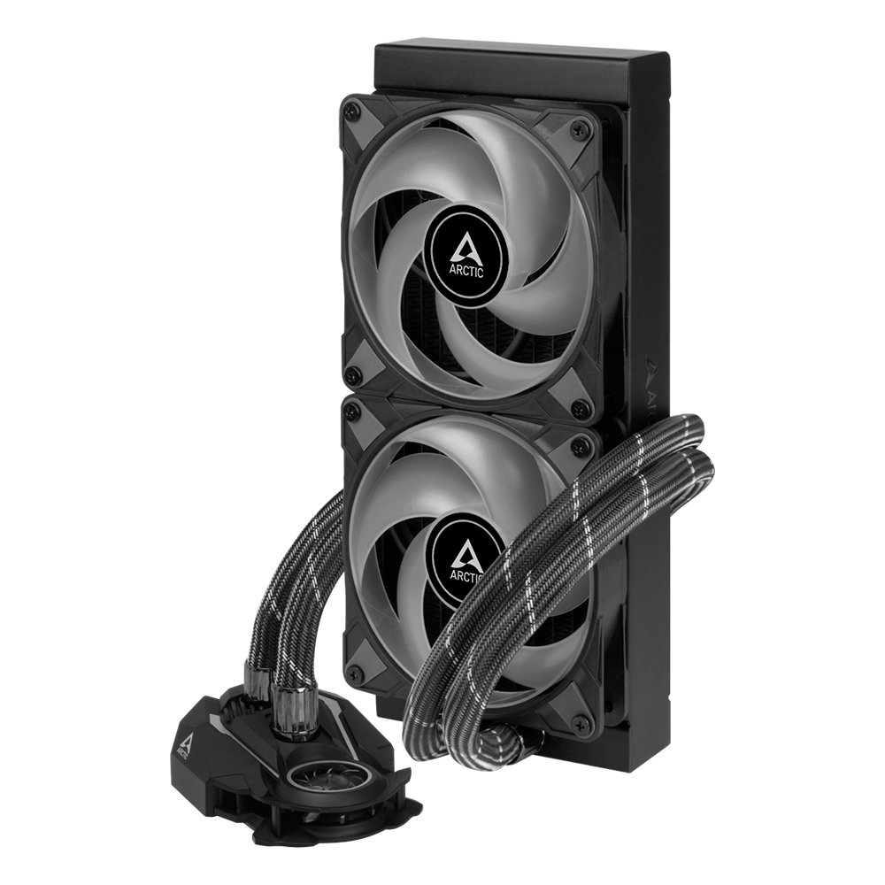 Enfriamiento Líquido ARCTIC Liquid Freezer II 240, Refrigerador de agua AIO de CPU Multi-Compatible, Intel y AMD, Bomba controlada por PWM, 200-1800 RPM, Negro, ACFRE0009 - Image 5