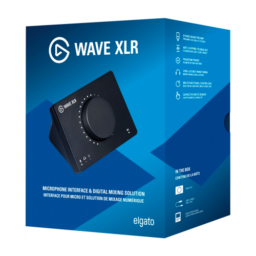 Interfaz de Audio Wave XLR Elgato, USB, XLR, Negro, 10MAG9901