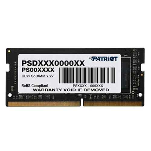Memoria RAM Patriot Signature Line DDR4, 3200MHz, 8GB, Non-ECC, CL22, SO-DIMM, PSD48G320081S /MAX. 1 X CLIENTE