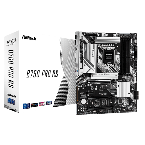 Tarjeta Madre ASRock B760 PRO RS, LGA1700, Intel B760, HDMI, Up to 192GB DDR5, B760 PRO RS