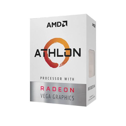 Procesador AMD Athlon 240GE APU 3.5GHz, 2 Core, 4 Thread, Con disipador, Radeon VEGA 3 Integrada, Socket AM4, YD240GC6FBBOX