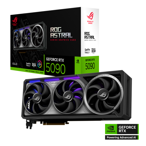 Tarjeta de Video ASUS ROG ASTRAL GeForce RTX 5090 OC Edition, 32GB GDDR7, 512-bit, PCI Express 5.0, DisplayPort x3, HDMI x2, ROG-ASTRAL-RTX5090-O32G-GAMING, RTXS50
