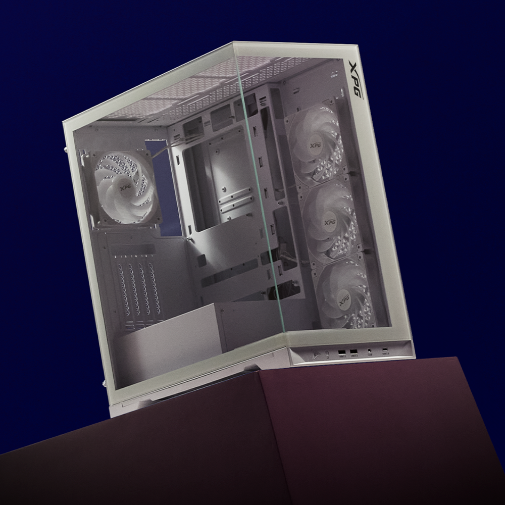 Gabinete XPG INVADER X BTF, Midi-Tower, ATX/Micro-ATX/Mini-ITX, USB 3.2, 5 Ventiladores Instalados, Blanco, INVADERBTFMT-WHCWW - Image 6
