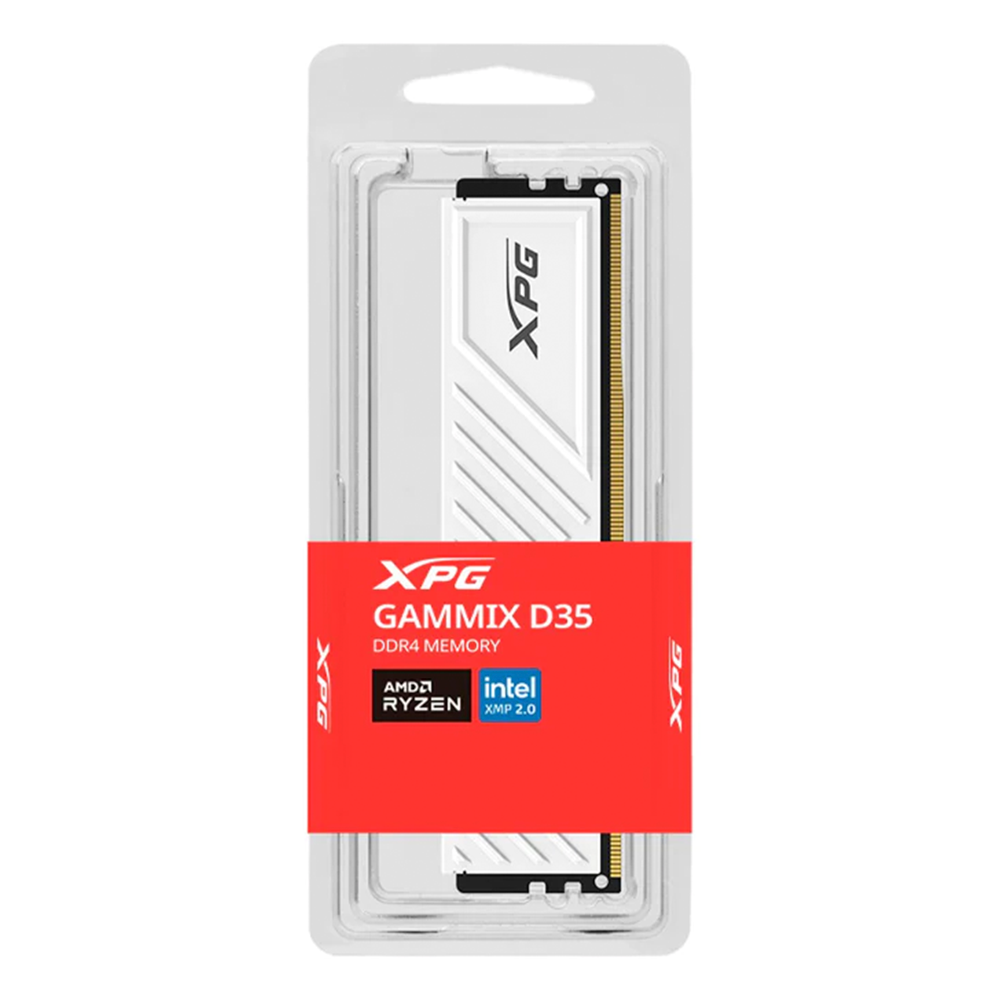 Memoria RAM ADATA XPG GAMMIX D35 DDR4 16GB 3200MHZ, Con Disipador, Blanca, AX4U320016G16A-SWHD35/ /MAX. 1 X CLIENTE - Image 4