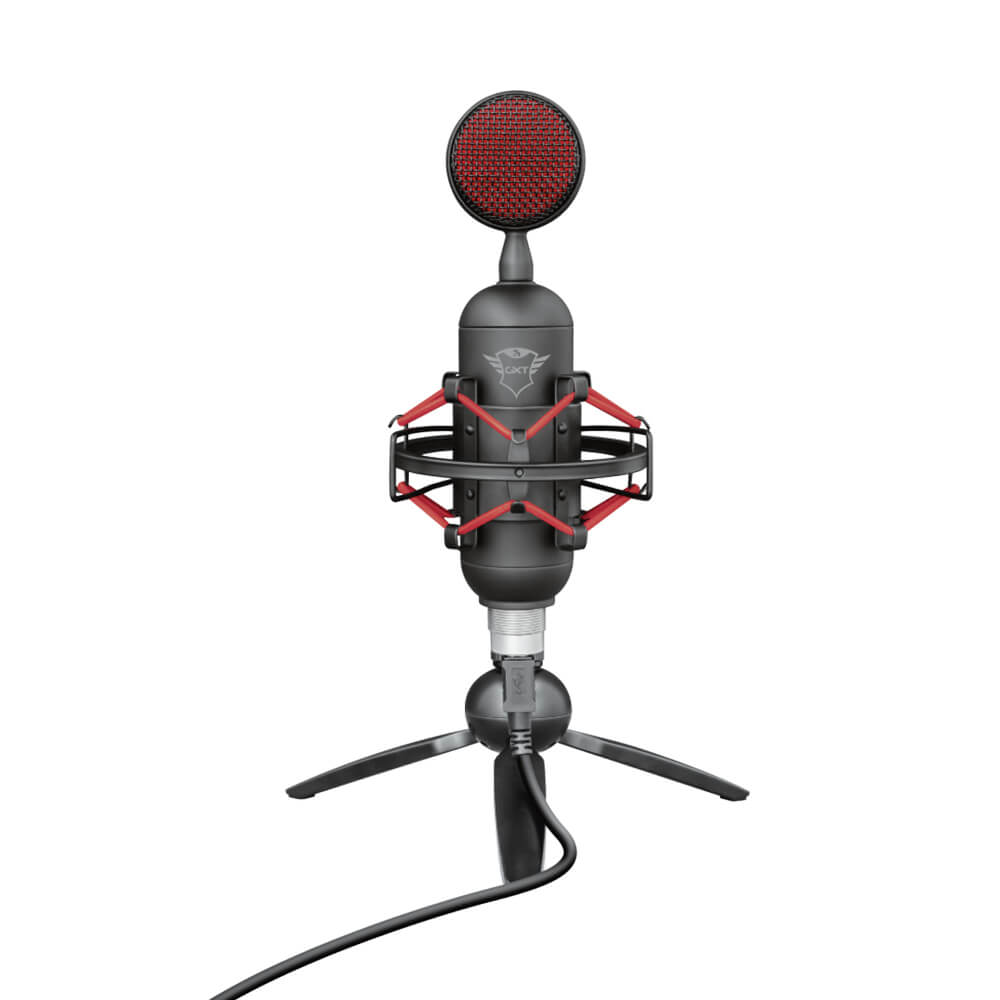 Micrófono Profesional para Gaming, Trust Gaming GXT 244 BUZZ STREAMING, Conectividad USB, Base aislante y trípode incluidos / - Image 2