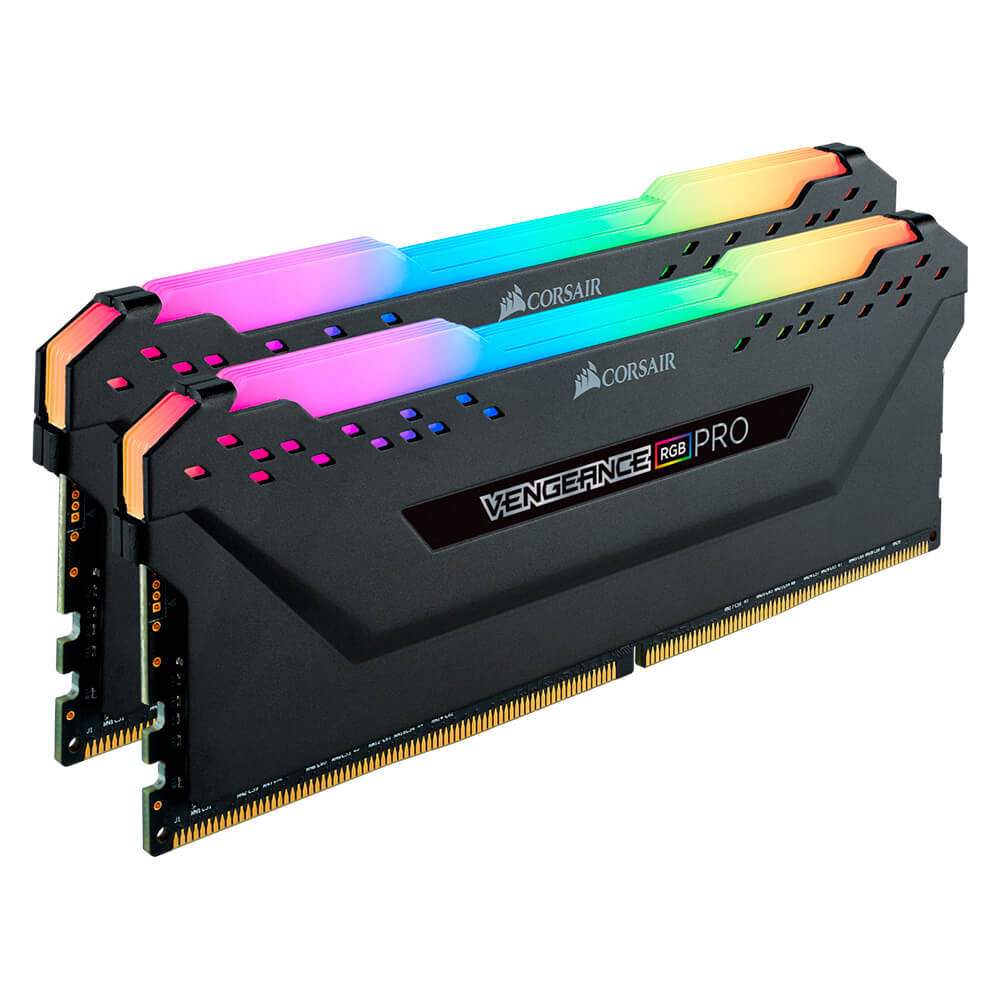 Memoria RAM DDR4 16GB 3600MHz Corsair Vengeance RGB PRO, Kit 2x8GB, Negras, CMW16GX4M2C3600C18 /MAX. 1 X CLIENTE - Image 3