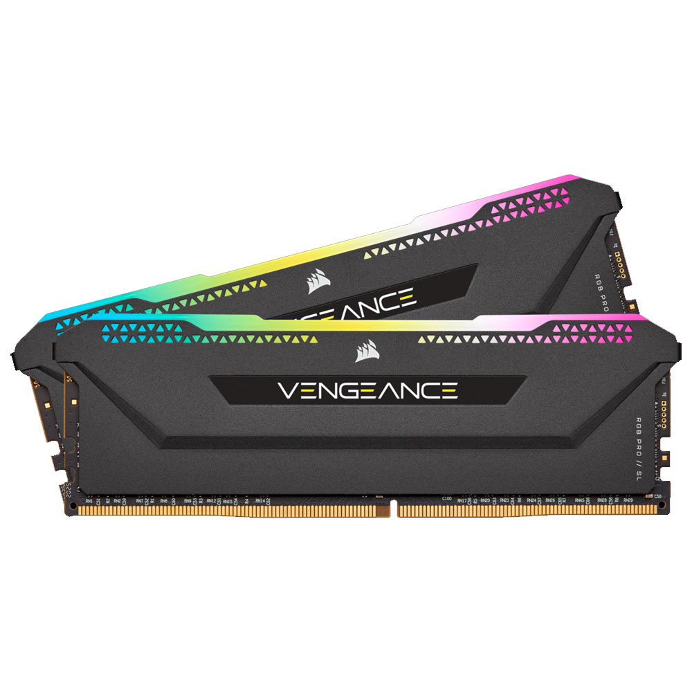 Memoria RAM DDR4 16GB 3600MHz Corsair Vengeance RGB PRO SL 2x8GB, Negras, CMH16GX4M2D3600C18 /MAX. 1 X CLIENTE