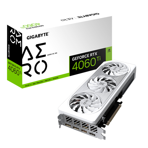 Tarjeta de Video Gigabyte NVIDIA GeForce RTX 4060 Ti AERO OC 8G, 8GB 128-bit GDDR6, PCI Express 4.0, GV-N406TAERO OC-8GD