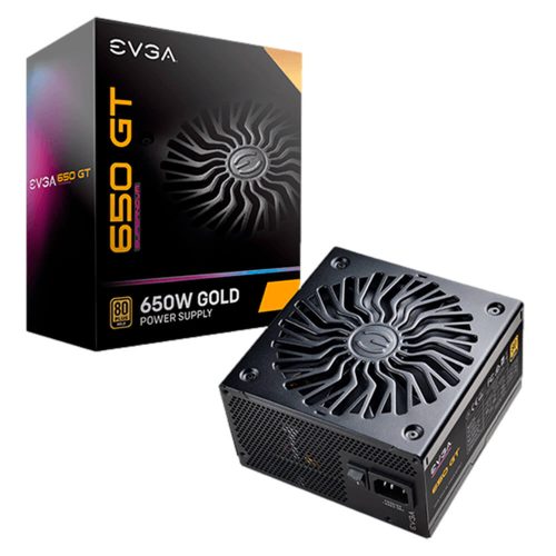 Fuente de Poder EVGA SuperNOVA 650 GT, 650W, 80 PLUS Gold, 24-pin ATX, 135mm, 220-GT-0650-Y1