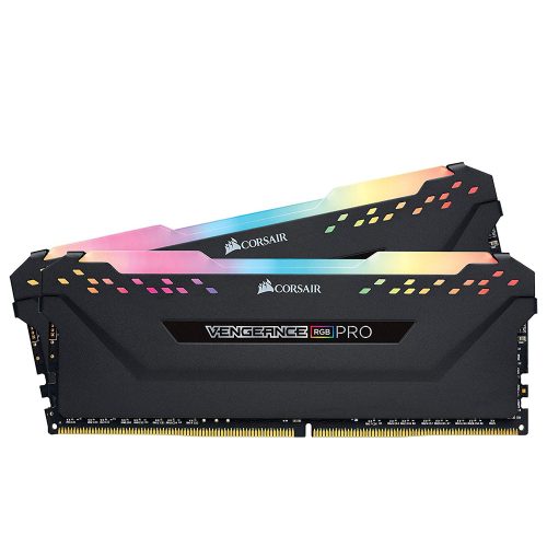 Memoria RAM DDR4 16GB 3200MHz Corsair Vengeance RGB PRO 2x8GB, Negras, CMW16GX4M2C3200C16, /MAX. 1 X CLIENTE