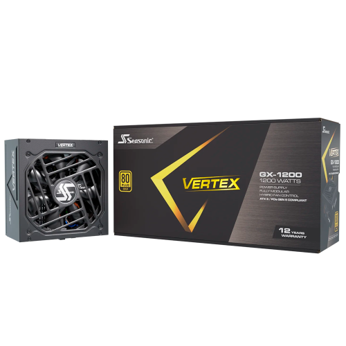 Fuente de Poder Seasonic VERTEX GX-1200, 1200W, 80+ Gold, 20+4 pin, ATX, 135mm, VERTEX GX-1200