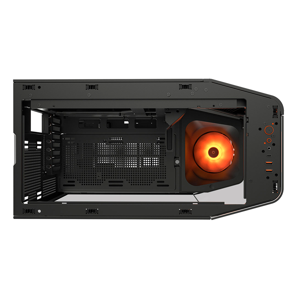 Gabinete Cougar FV270, MidTower E-ATX, Ventiladores ARGB PWM Integrados, Prisma de Luz, Protector de Filtro, Soporte Sin Herramientas, Negro, 3858M60.0001 - Image 6