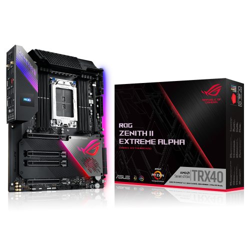 Tarjeta Madre Asus ROG Zenith II Extreme Alpha, RGB Aura SYNC, Socket sTRX4 AMD TR40 E-ATX, DDR4