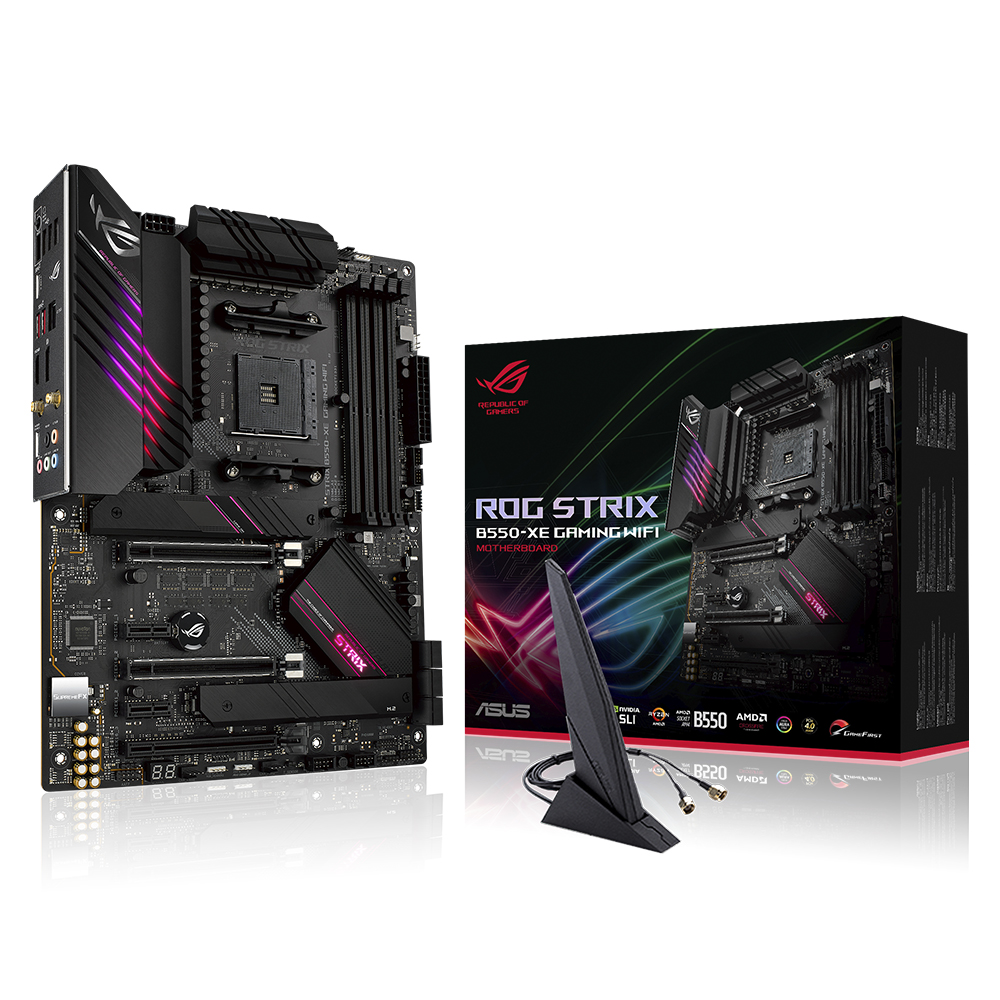 Tarjeta Madre Asus ROG STRIX B550-XE GAMING WIFI, AM4, AMD RYZEN 3000 SERIES, ATX