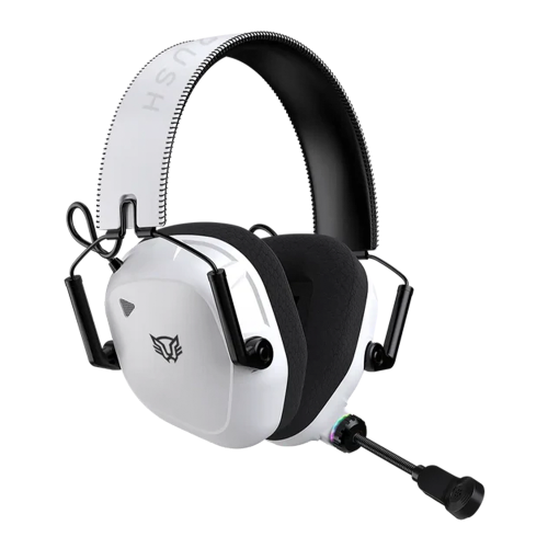 Audífonos Gamer BalamRush Pilot Pro HS808, Inalámbricos, Blanco, BR-938594