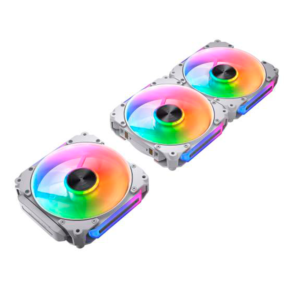 Kit Ventiladores Cougar APOLAR 120 ARGB, Ventilador Modulare, Rodamientos Hidrodinámicos HDB, Control PWM, Sistema de Amortiguación y Flujo, Blanco, APOLAR 120 ARGB WHITE - Image 2