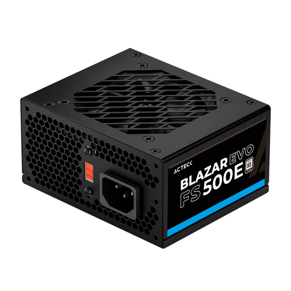 Fuente de Poder Acteck BLAZAR EVO FS500E, 80 PLUS, 20+4 pin SFX, 120mm, 500W, ES-05002E - Image 2