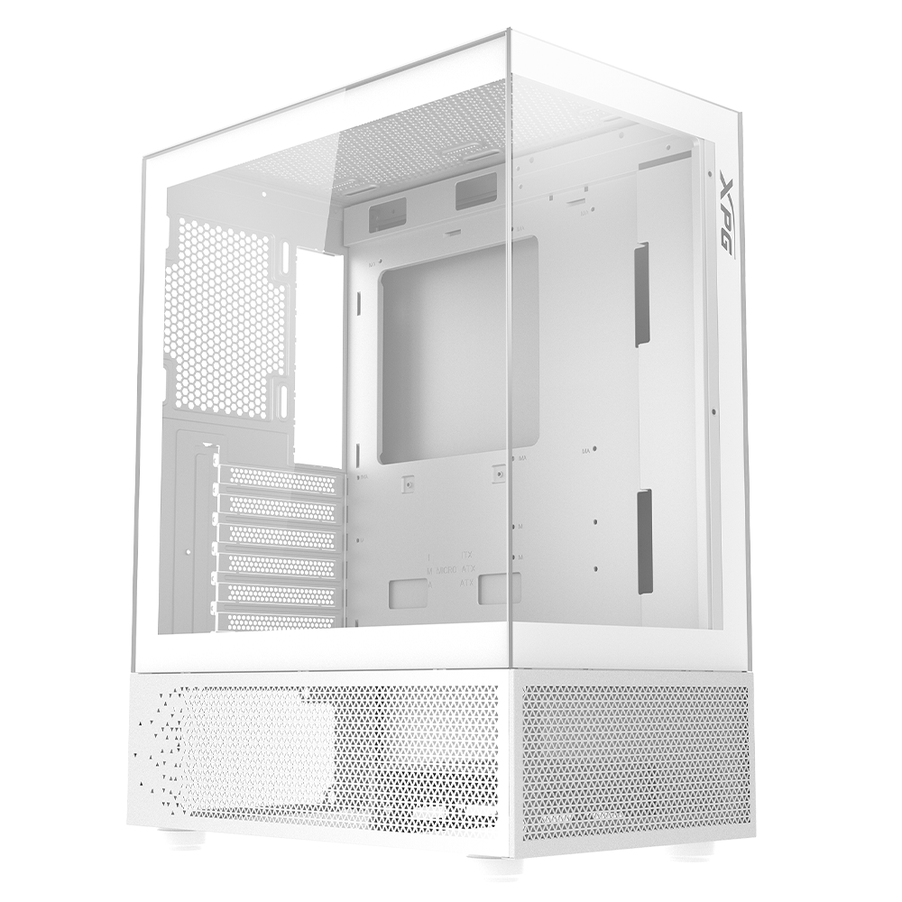 Gabinete Gamer XPG INVADER X Mini, Cristal Templado, Midi Tower, ATX/micro ATX/Mini-ITX, USB 3.2, Sin Fuente, 5 Ventiladores Instalados, Blanco, INVADERXMINIMT-WHCWW - Image 2
