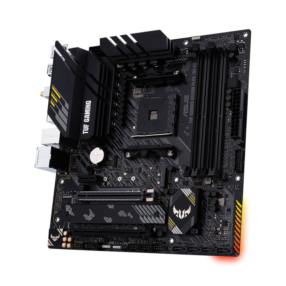 Tarjeta Madre Asus TUF Gaming B550M-PLUS (WI-FI), AM4, AMD RYZEN 3000 SERIES, Micro-ATX - Image 2