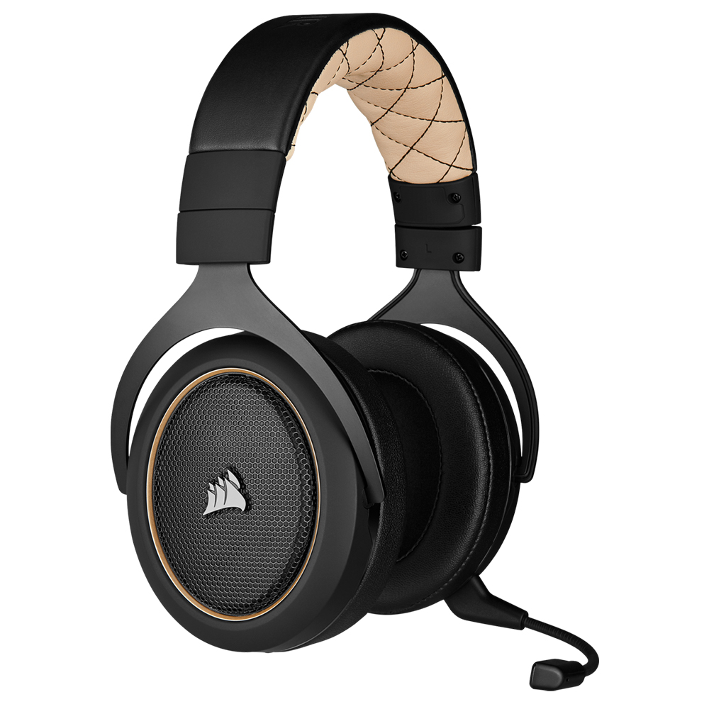 Diadema Gamer Wireless Corsair HS70 Pro Cream con Microfono 7.1 Canales (solo PC), PC - PS4, CA-9011210-NA
