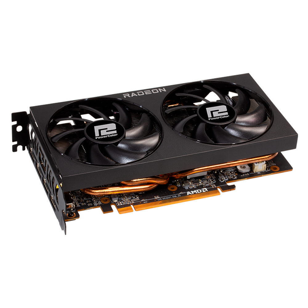 Tarjeta de video Radeon RX 6600 8GB GDDR6, Power Color Fighter, HDMI, DP/ PCI-e 4.0, Nuevo Chip RDNA 2, AXRX 6600 8GBD6-3DH, 1 AÑO DE GARANTIA NACIONAL / - Image 4