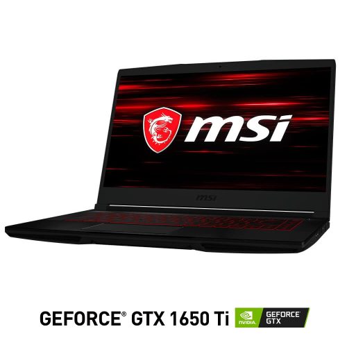 Laptop Gamer MSI GeForce GTX 1650 Ti MAX Q GDDR6 4GB, INTEL CORE i7-9750H, 8GB RAM DDR4, 256GB PCIe SSD + 1TB HDD SATA, 15.6" FHD IPS-Level 120Hz, Windows 10 Home Advanced, GF63 THIN 9SCSR-094MX