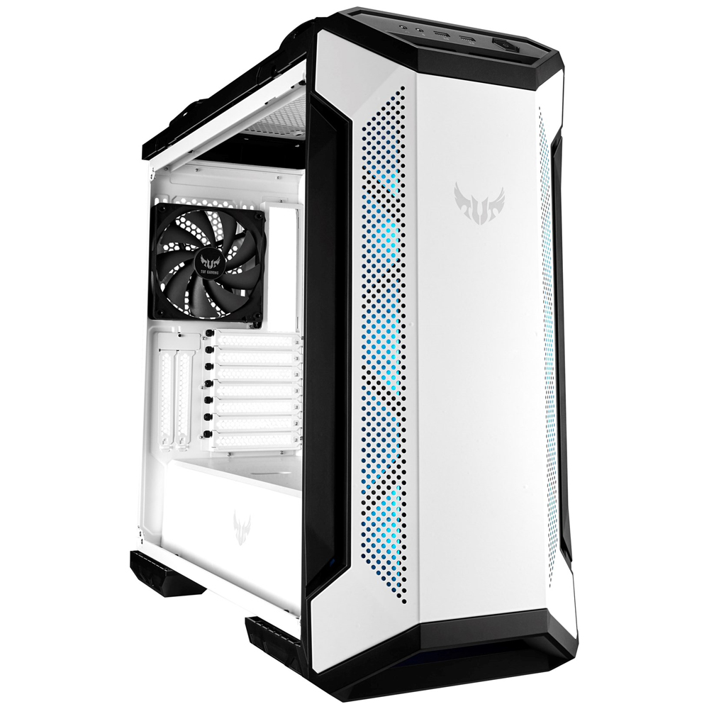 Gabinete Gamer Asus TUF Gaming GT501 White Edition RGB Aura Sync, Cristal Templado, USB 3.1, E-ATX
