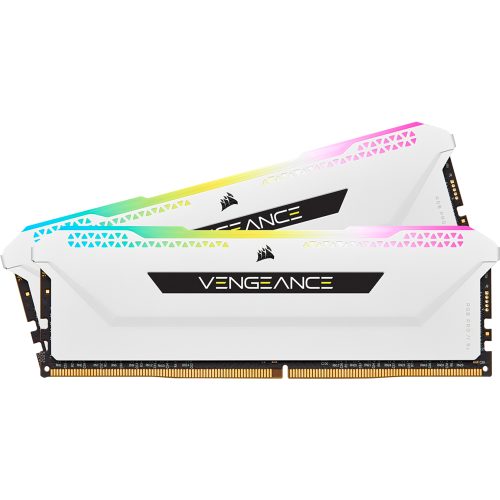 Memoria RAM DDR4 16GB 3600MHz Corsair Vengeance RGB PRO SL 2x8GB, Blancas, CMH16GX4M2D3600C18W, /MAX. 1 X CLIENTE