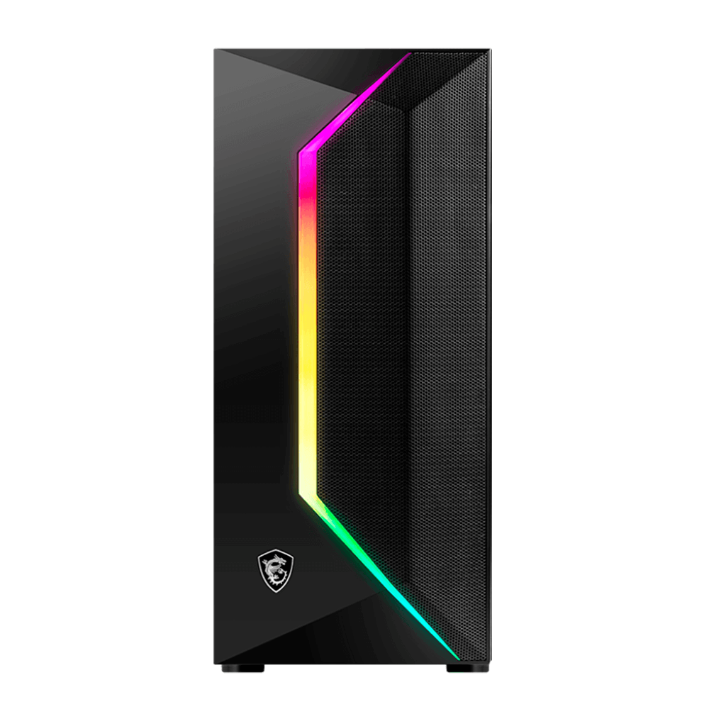 Gabinete MSI MAG VAMPIRIC 100R, ATX, mATX, mini-ITX, 2 Ventiladores 120mm, Panel frontal RGB, Panel de Cristal Templado, MAG VAMPIRIC 100R/ - Image 2