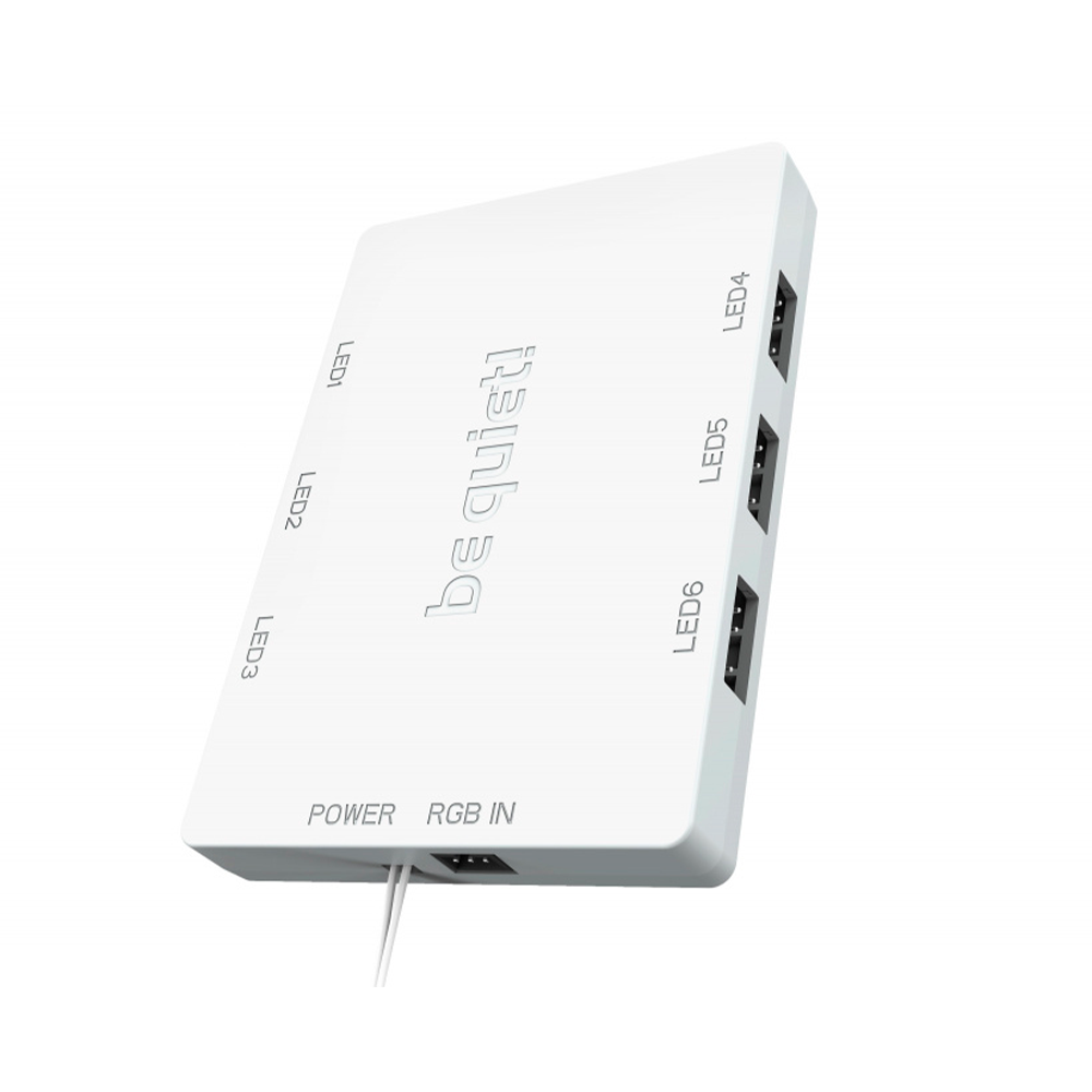 Kit Ventiladores be quiet! Light Wings ARGB, 120mm, 2500RPM, White, 3 Piezas, Incluye HUB, High Speed, BL101 - Image 5