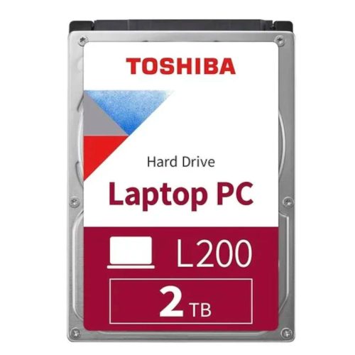 Disco Duro Interno 2TB 2.5" SATA3, 5400RPM, Toshiba L200, HDWL120UZSVA, Bulk