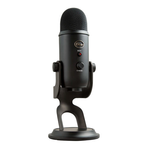 Micrófono Blue Yeti, PC, Mac, Juegos, Grabaciones, Streaming, Podcast, 4 Patrones de Captación, Black, 988-000504