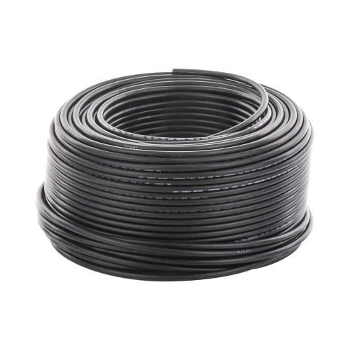 VIAKON FJ66/100 Bobina de 100 metros, Cable Fotovoltaico, Negro, Recubrimiento XLPE, 4mm², 12 AWG, Hasta 1,800 Vcc