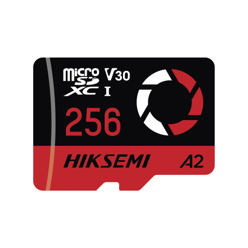 HIKSEMI by HIKVISION HS-TF-E3/256G Memoria MicroSD, Clase 10 de 256 GB, Especializada Para Drones Comerciales, Cámaras de Fotografía y de Video, 180 MB/s Lectura, 150 MB/s Escritura