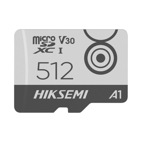 HIKSEMI by HIKVISION HS-TF-M1/512G Memoria MicroSD, Clase 10 de 512 GB, Especializada Para Videovigilancia Movil (Uso 24/7), Soporta Altas Temperaturas, 95 MB/s Lectura, 55 MB/s Escritura